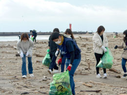 渥美半島・赤羽根地区（赤羽根西海岸）の清掃ボランティア活動を実施しました