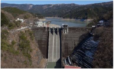 井川ダムの特別見学の写真