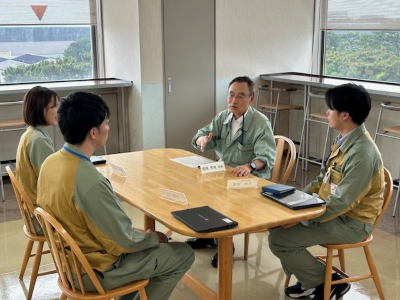 若手社員とのディスカッション