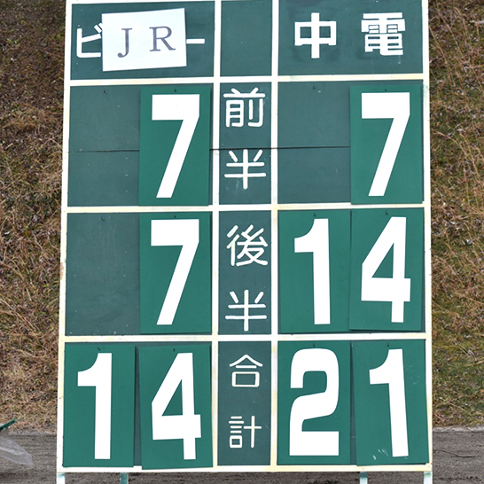VS　JR西日本レイラーズ戦　マッチレポート12