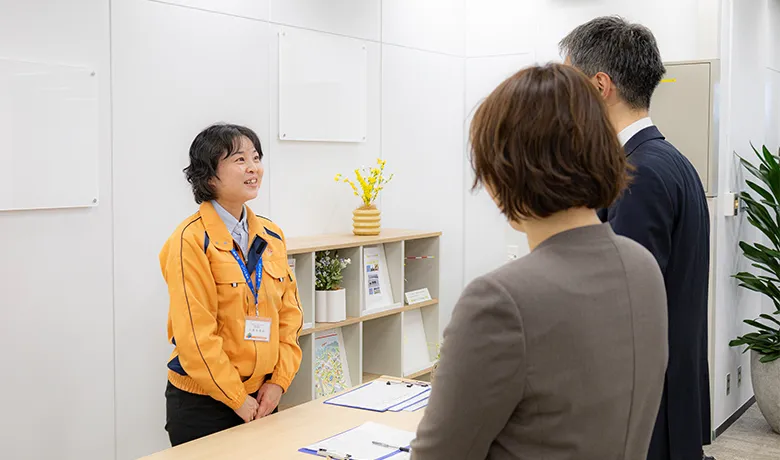 来訪者受付対応