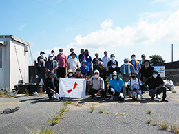 渥美半島・田原市小中山地区海岸のボランティア清掃活動を実施しました