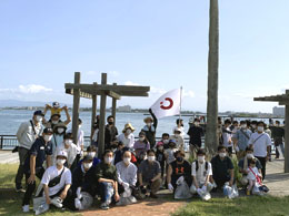 浜松市・湖西市「浜名湖岸」の清掃活動をしました