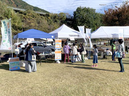 「森の宝島in飛騨川公園」のSDGsコーナーに下呂市と共同出展しました