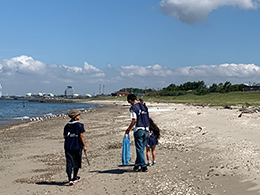 常滑市・鬼崎海岸の清掃活動をおこないました