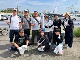 岩田川清掃Clean heart～キレイにするココロ～<br>のボランティア清掃活動に参加しました