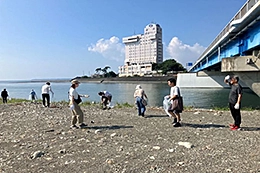 「興津川クリーン作戦」に参加しました