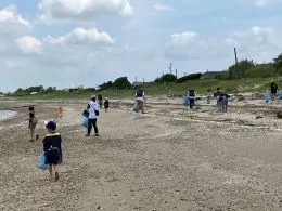 常滑市・鬼崎海岸の清掃活動をおこないました