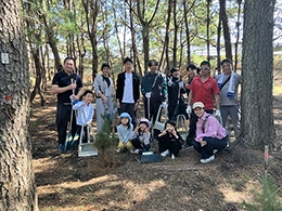 三保海岸の「松葉かき」に参加しました