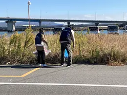 西尾市「一色さかな広場」周辺の清掃活動をおこないました