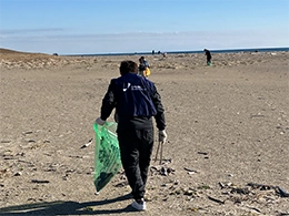 渥美半島「赤羽根西海岸」の清掃活動をおこないました