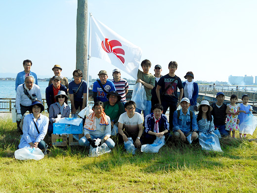 浜松市・湖西市「浜名湖岸」の清掃活動の様子3