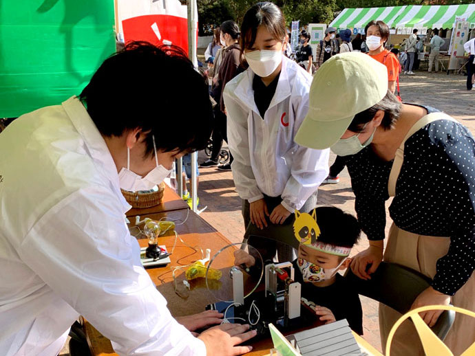 豊橋市が主催する「530(ゴミゼロ)のまち環境フェスタ」に参加の様子