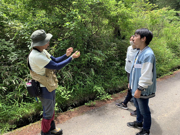 根の上高原での「森づくり体験」へ愛知教育大学の皆さんに参加いただきましたイメージ