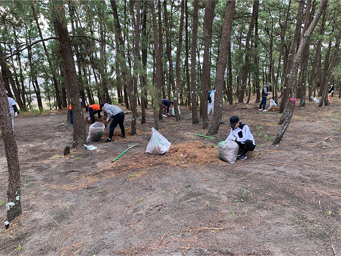 静岡市清水区　三保松原の清掃活動に参加しました