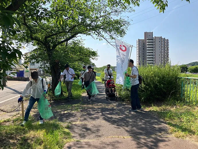 「天白区クリーンウォーキング（地域清掃）」　に参加しました