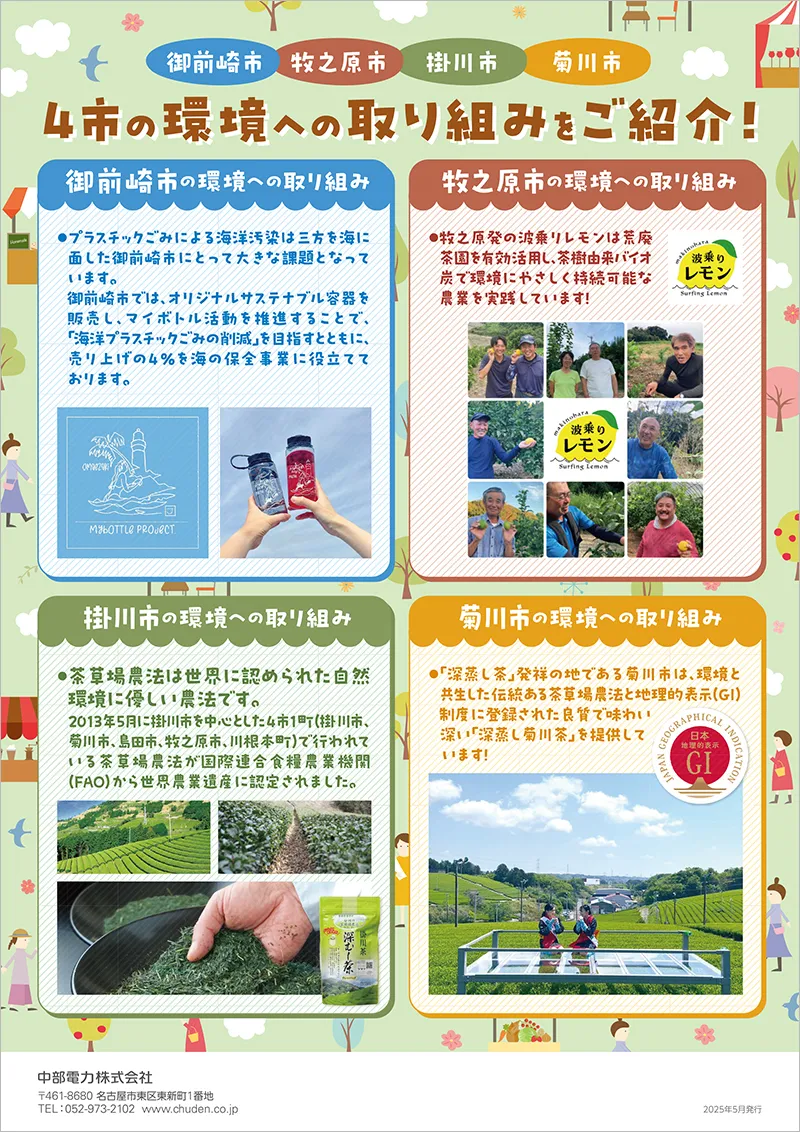 ちゅうでんecoフェスのちらし裏