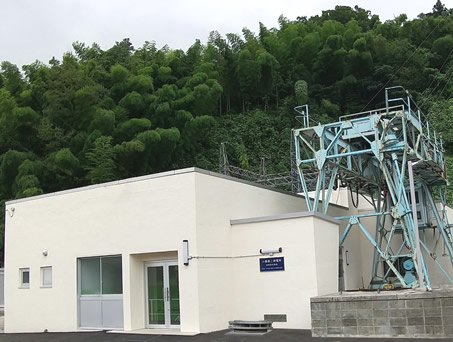 PFI事業（コンセッション方式）による県営水力発電所の再整備・運営事業の取り組み 鳥取県営小鹿第二発電所の運営を開始イメージ