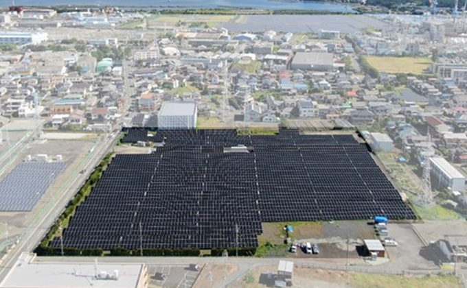 中部電力グループによる静岡銀行への太陽光発電の電力供給の開始イメージ