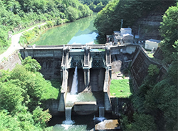 ダム運用による水の適切な利用(木曽川水系 久々野ダム)の写真