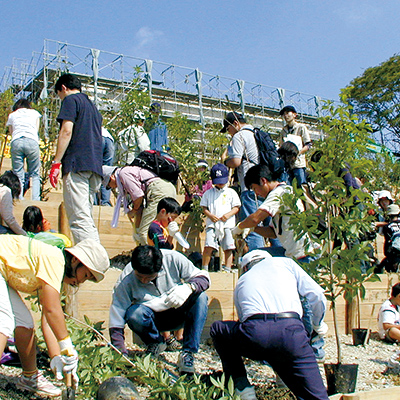 「愛・地球博 長久手会場」への植樹