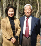 白川郷村塾代表 小川滝雄氏、事務局長 田口節子氏