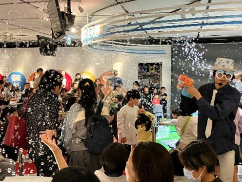 バブリン先生のしゃぼん玉ショー