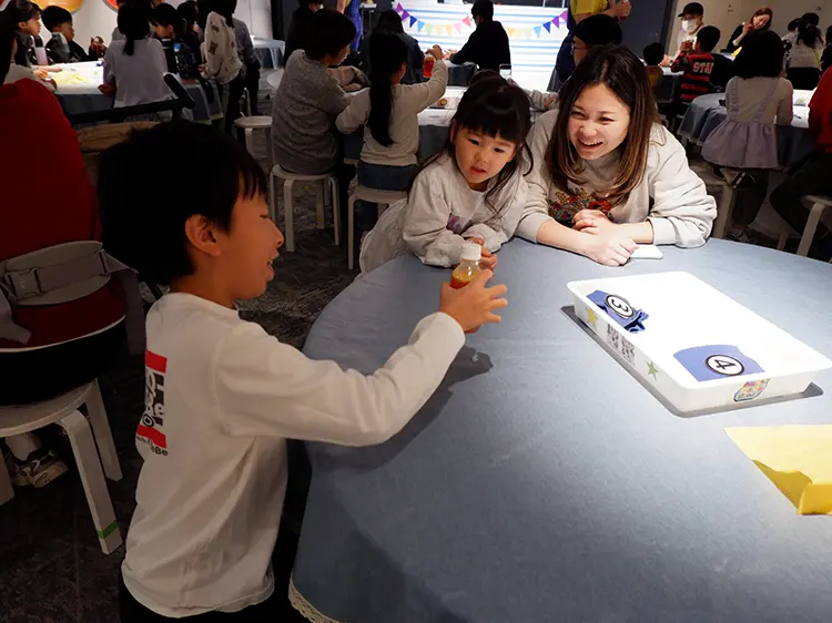 化学反応の実験