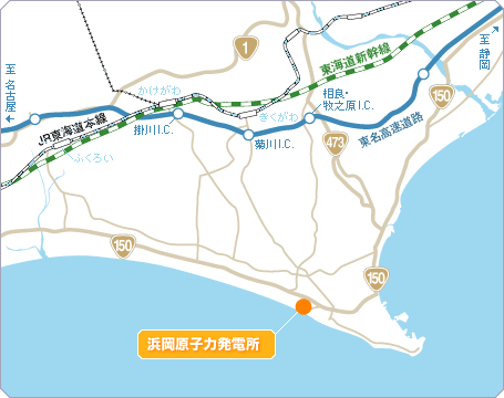 発電所所在地地図