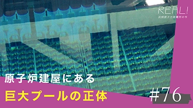 #76【浜岡原子力発電所の今／REAL!】なぜ原子炉建屋には巨大なプールがあるのか？