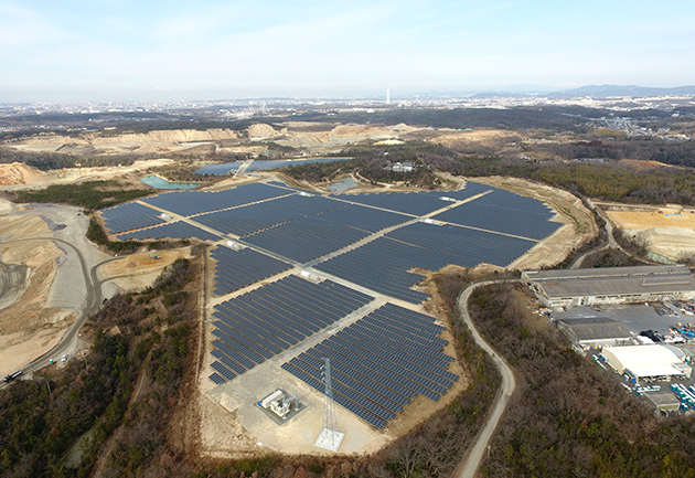 トーエネック太陽光恵庭発電所の写真