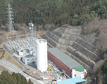 奥矢作第一水力発電所全景の写真