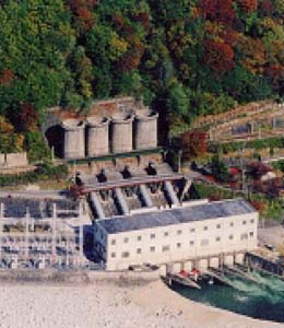 泰阜水力発電所全景写真