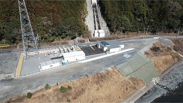 安倍川水力発電所（全景）
