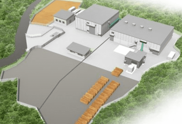 発電所完成後のイメージ図