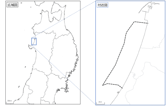 促進区域位置図