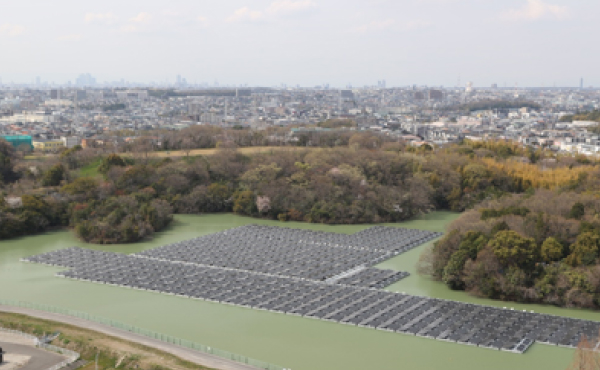 本発電所の全景