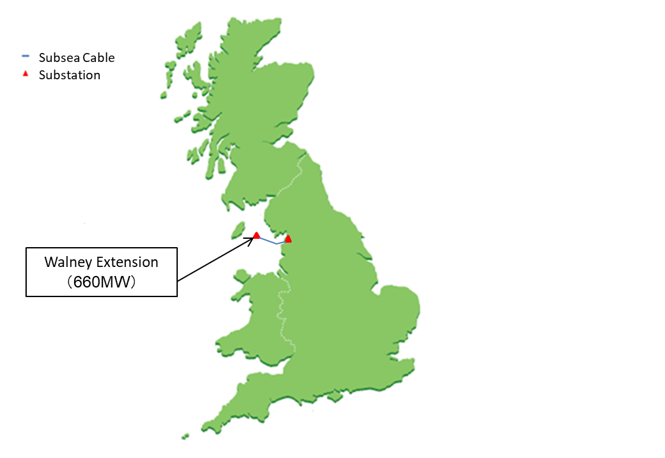 Picture of Location of Consortium's Offshore Transmission Assets