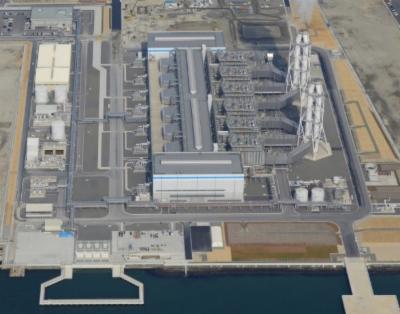 A picture of Nishi-Nagoya Thermal Power Station photo taken on February 19,2018