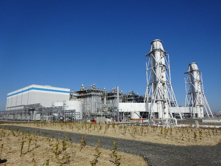 A picture of Nishi-Nagoya Thermal Power Station photo taken on March 11,2018