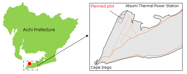 Location of project area of picture