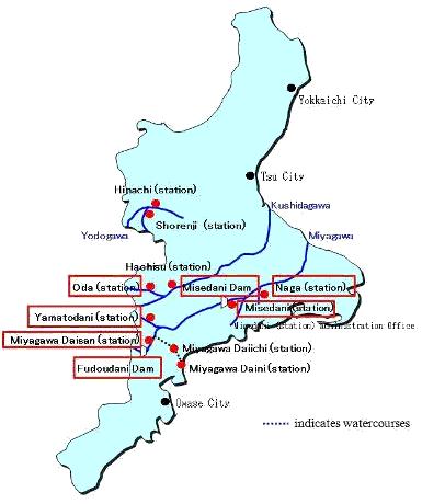 Location of power stations