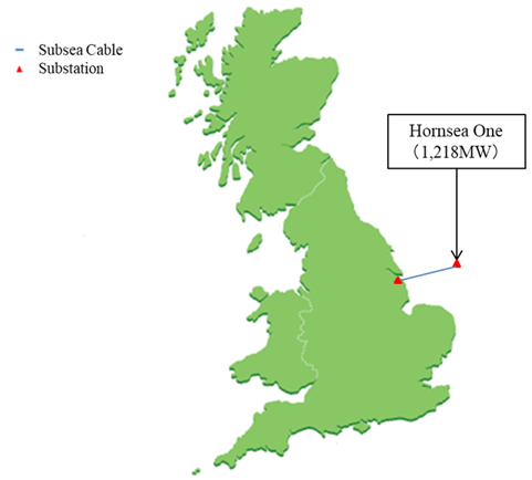picture of Location of Consortium's Offshore Transmission Assets