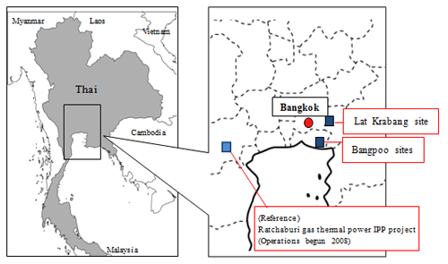 Site locator map