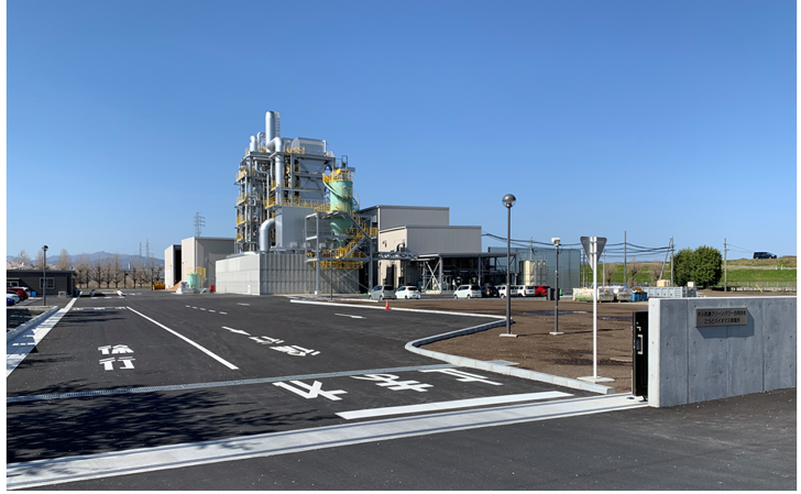 View of the Godo Biomass Power Plant