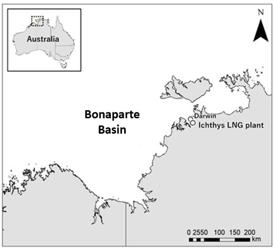 Location of the Bonaparte Basin Location of the Bonaparte Basin