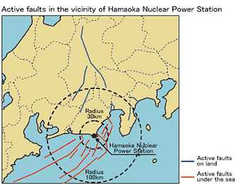 Active faults in the vicinity of Hamaoka Nuclear Power Station