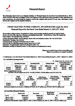 3rd Quarter Financial Report