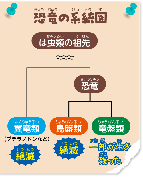 恐竜の系統図