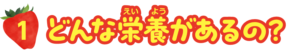 どんな栄養があるの？